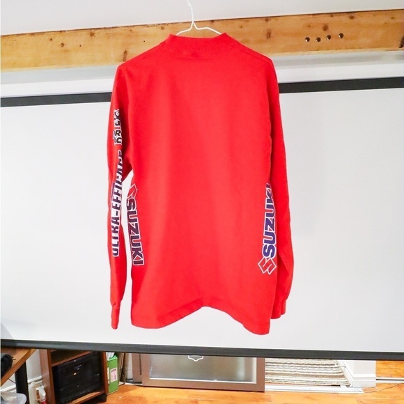 COPY - MORGAN RACING Red  long sleeve race tee - Picture 2 of 3